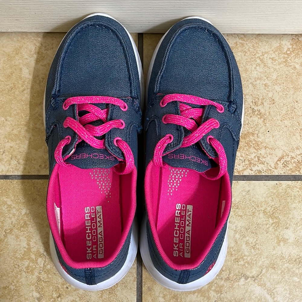 SKECHERS blue Girl sneakers